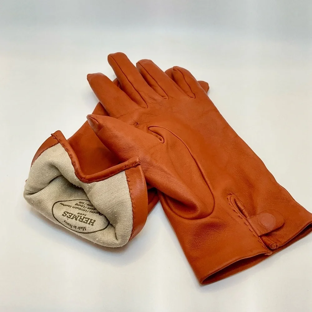 Hermès Lisbon Lambskin Leather Gloves
